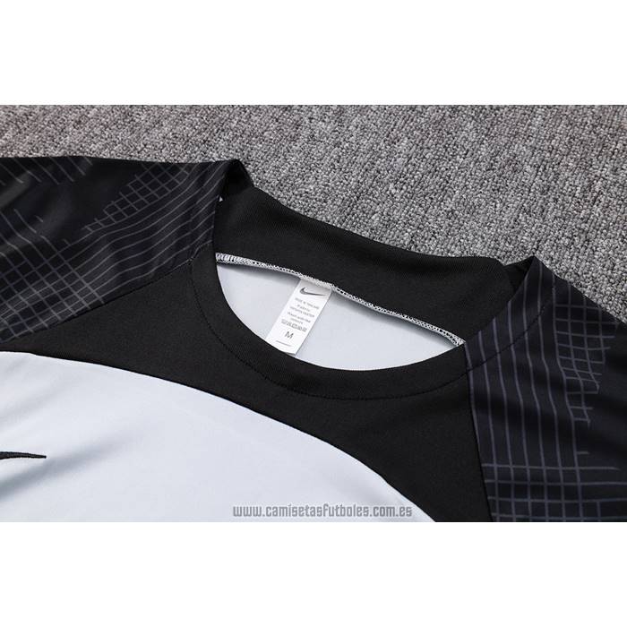 Chandal del Barcelona Manga Corta 2023-2024 Gris - Pantalon Corto